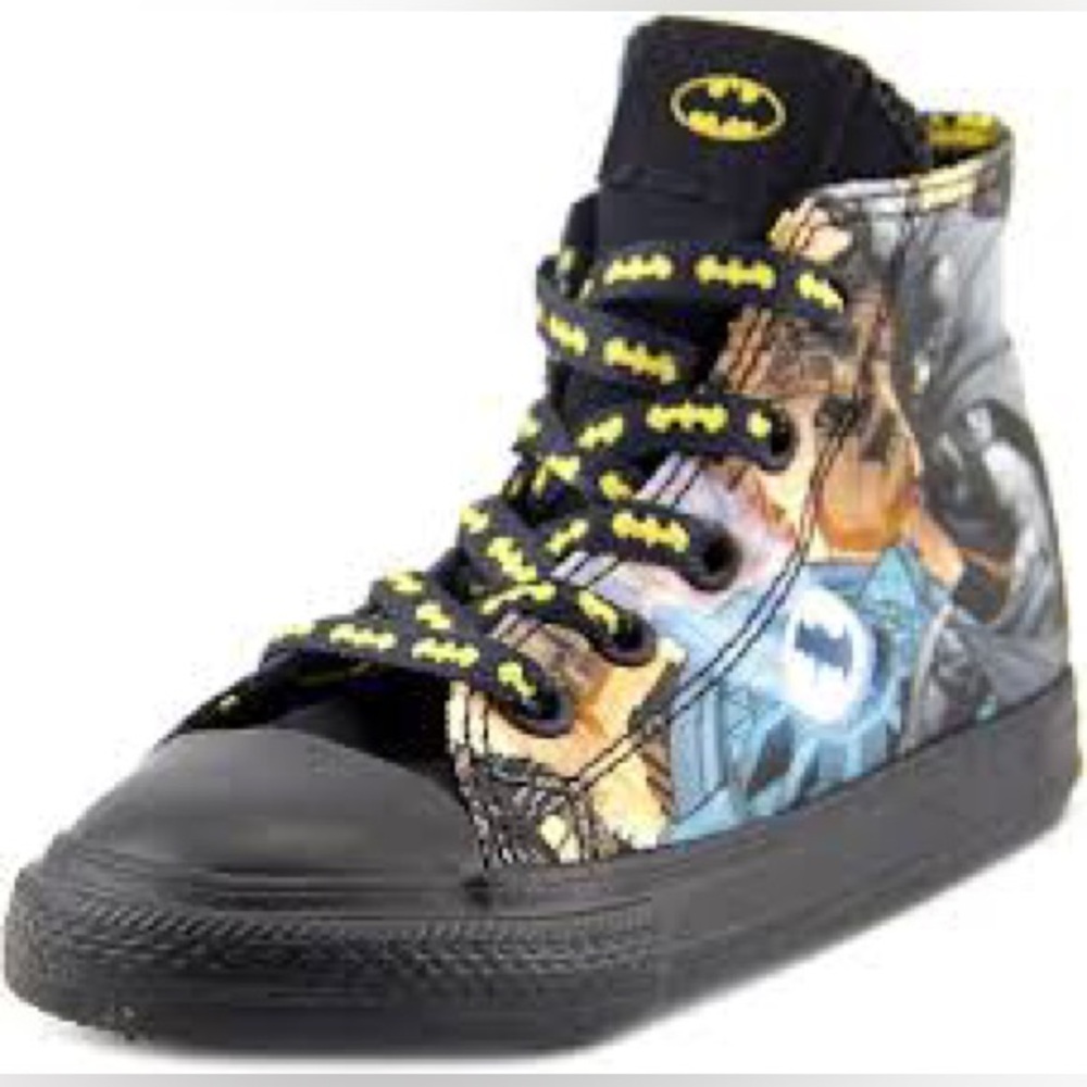 Converse Batman, high top, women’s six men’s four